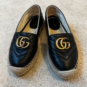 Gucci Espadrille - black leather